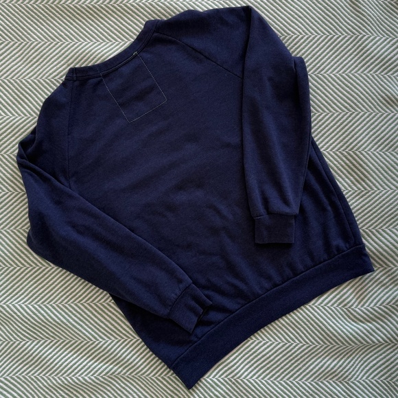 Aviator Nation All Seasons Circle Crew Sweatshirt, size L, Navy - Picture 10 of 10